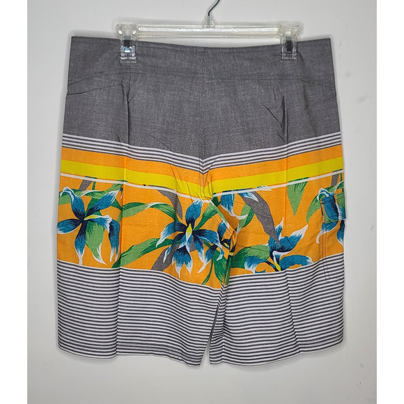 NEW Mossimo Supply Co swim board shorts - graystone tropical - 33 - Picture 3 of 4